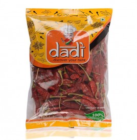 Dadi Red Chilli Whole   Pack  500 grams